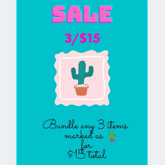 SALE - ANY 3 ITEMS MARKED AS 🌵FOR $15 TOTAL - Picture 1 of 1